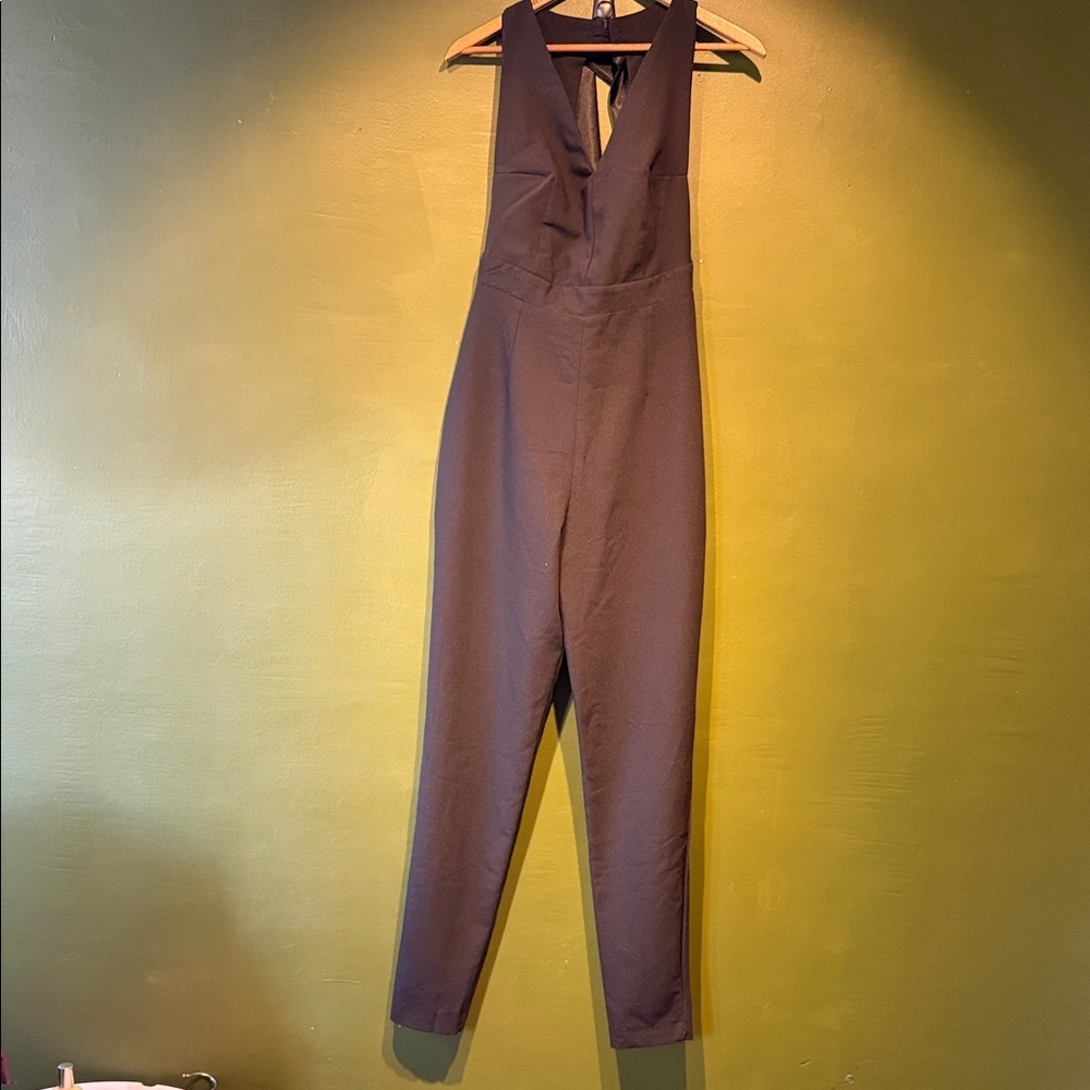 Vesper Black Sleeveless Jumpsuit